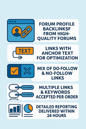 High Quality Forums Profiles Backlinks High Quality Forums Profiles Backlinks