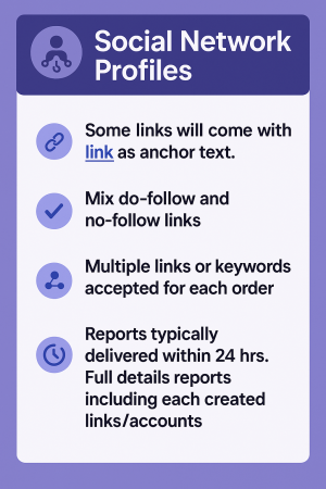 Social Network Backlinks